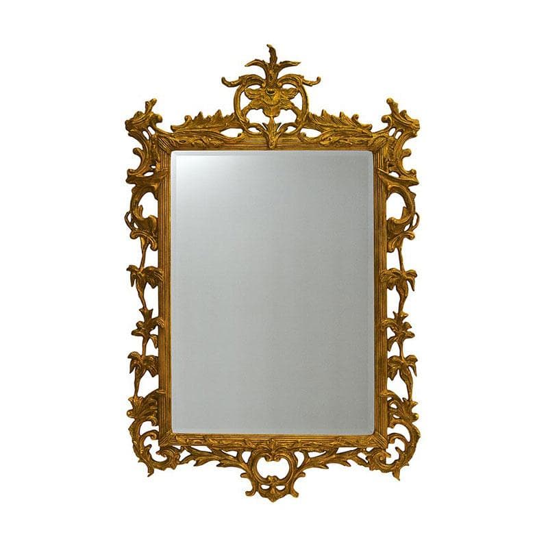 Watteau Mirror - GOLD LEAF BLACK UNDERTONES