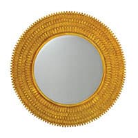 Wentworth Mirror - GOLD LEAF RED UNDERTONES