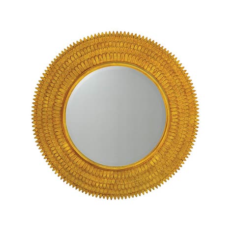 Wentworth Mirror - GOLD LEAF RED UNDERTONES