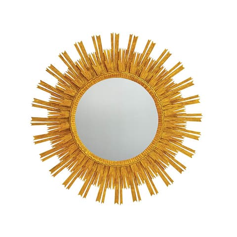 Soleil Mirror - GOLD LEAF RED UNDERTONES