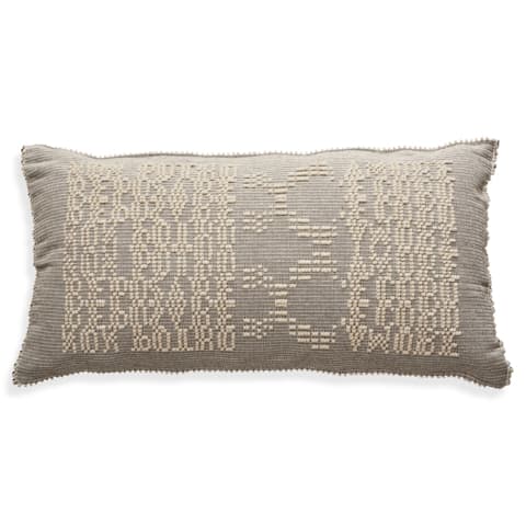Tipografico Floor Pillow - GREY