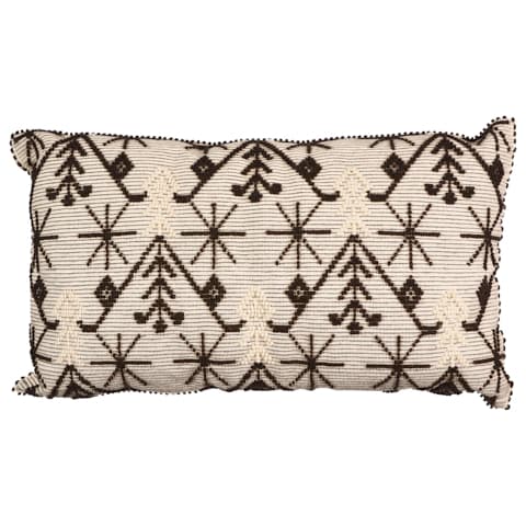 Kara Floor Pillow - BLACK & WHITE