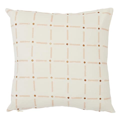 Drifting Grid Pillow - PETAL