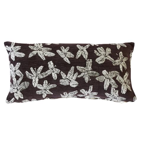 Hibiscus Pillow - PLUM