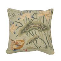 Lotus Garden Pillow_AQUA