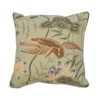 Lotus Garden Pillow_AQUA