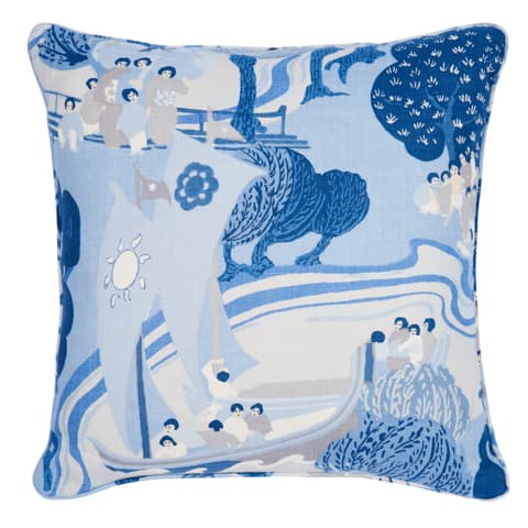 Pearl River Pillow - BLUES