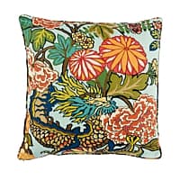 Chiang Mai Dragon Pillow - AQUAMARINE