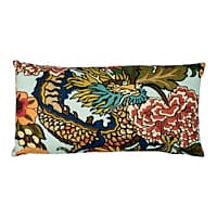 Chiang Mai Dragon Pillow - AQUAMARINE