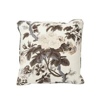 Pyne Hollyhock Pillow - CHARCOAL