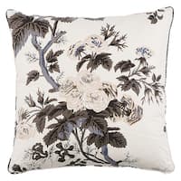 Pyne Hollyhock Pillow - CHARCOAL