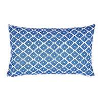 Ziggurat Pillow - BLUE & RED