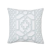 Zanzibar Trellis Pillow - WINTER MINT