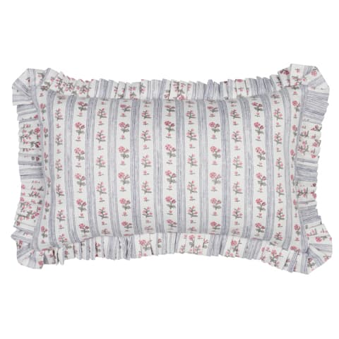Cabanon Stripe Pillow - ROSE