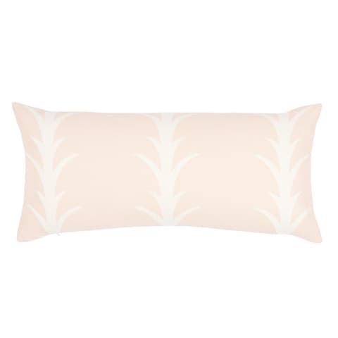 Acanthus Stripe Pillow - BLUSH