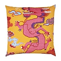 Magical Ming Dragon Pillow - YELLOW & RED