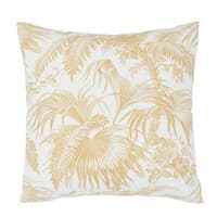 Toile Tropique Pillow - GOLD