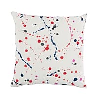 Ink Splash Pillow - RED & BLUE