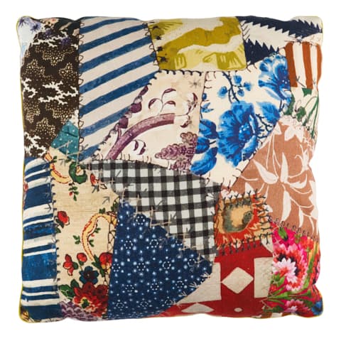 Hotch Potch Crazy Quilt Pillow - DOCUMENT