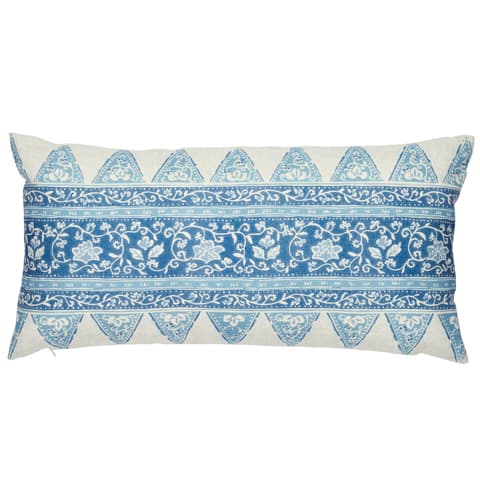 Foxglove I/O Pillow - INDIGO