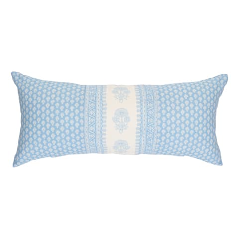 Hyacinth I/O Pillow - CHINA BLUE