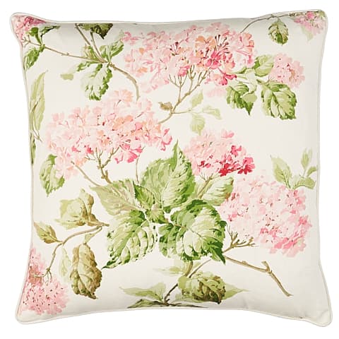 Summer Hydrangea Pillow - BLUSH