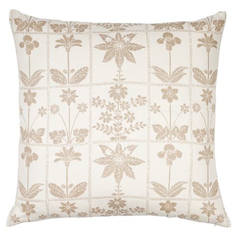 Georgia Wildflowers Pillow - NEUTRAL