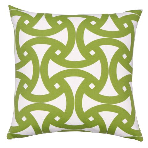 Santorini Print I/O Pillow - FERN