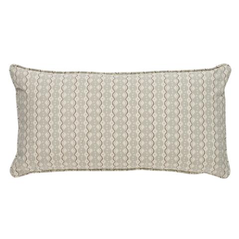 Centipede Stripe Pillow - PUMICE