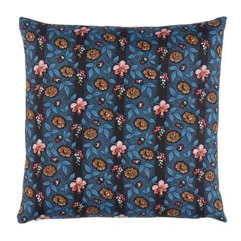 La Rue Stripe Pillow - MIDNIGHT