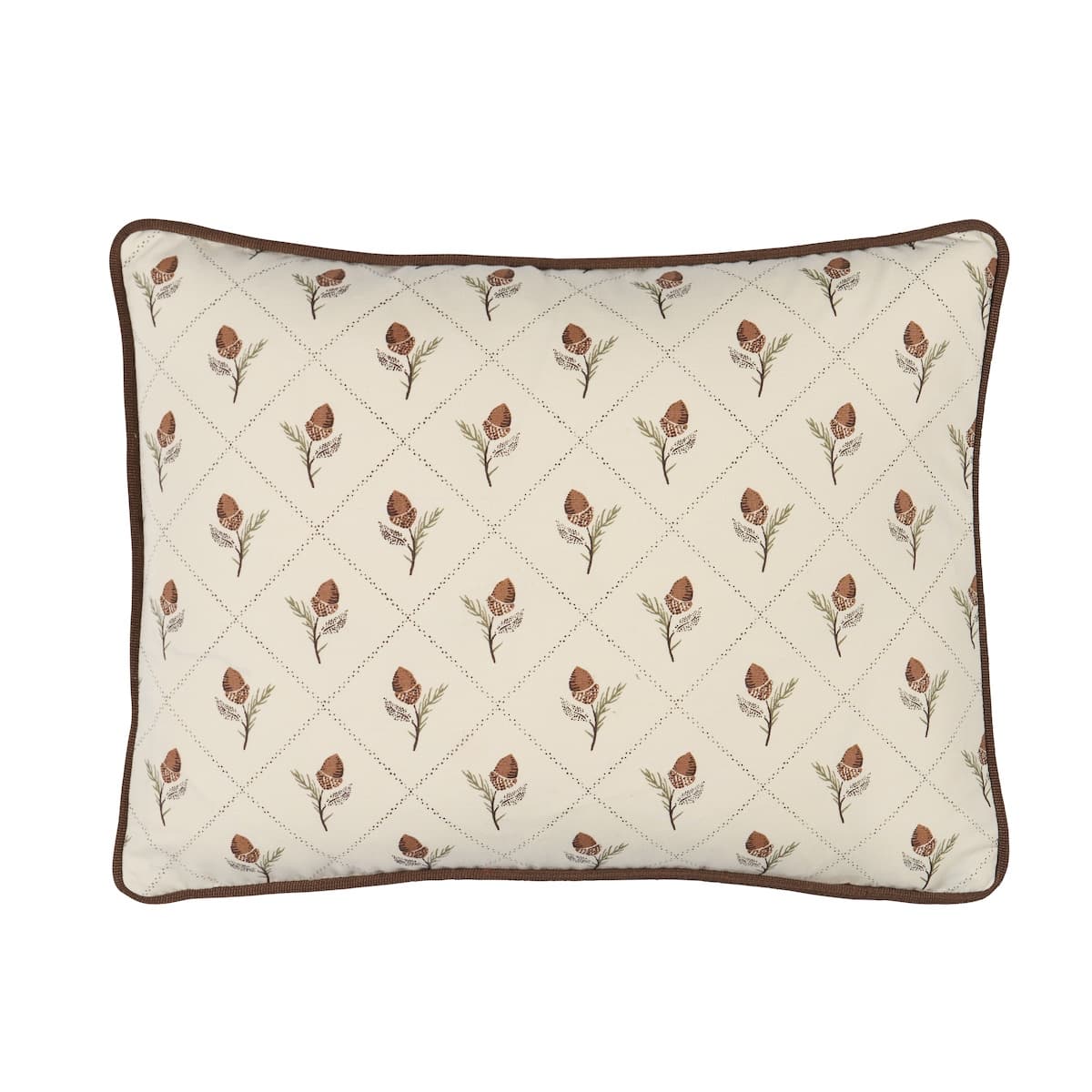 Holden Hand Print Pillow - CREAM