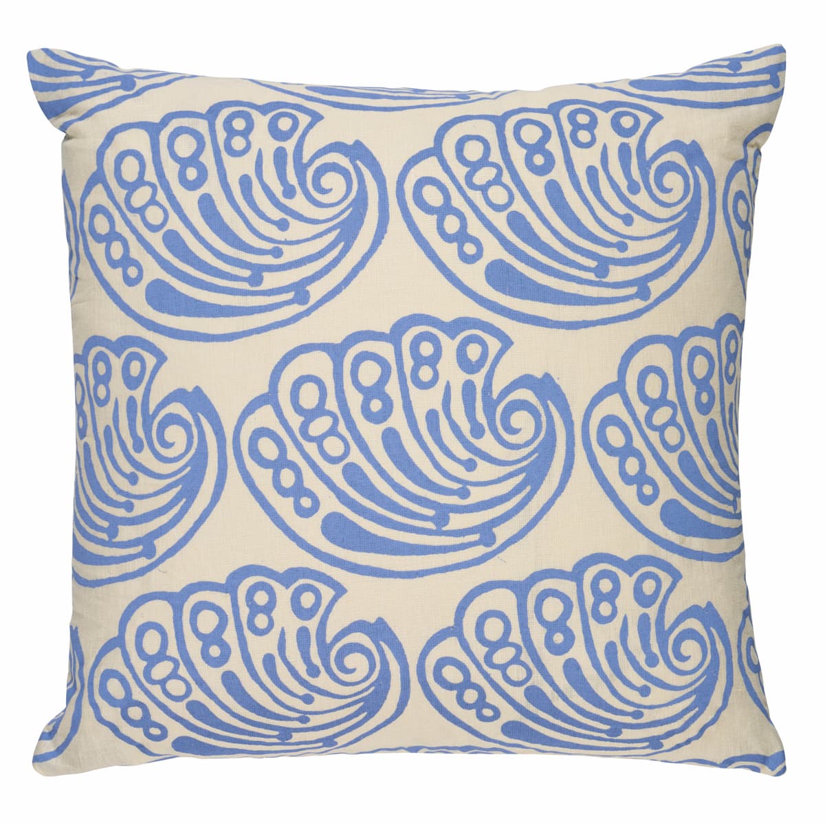 Ramsgate Hand Block Pillow - FRENCH BLUE
