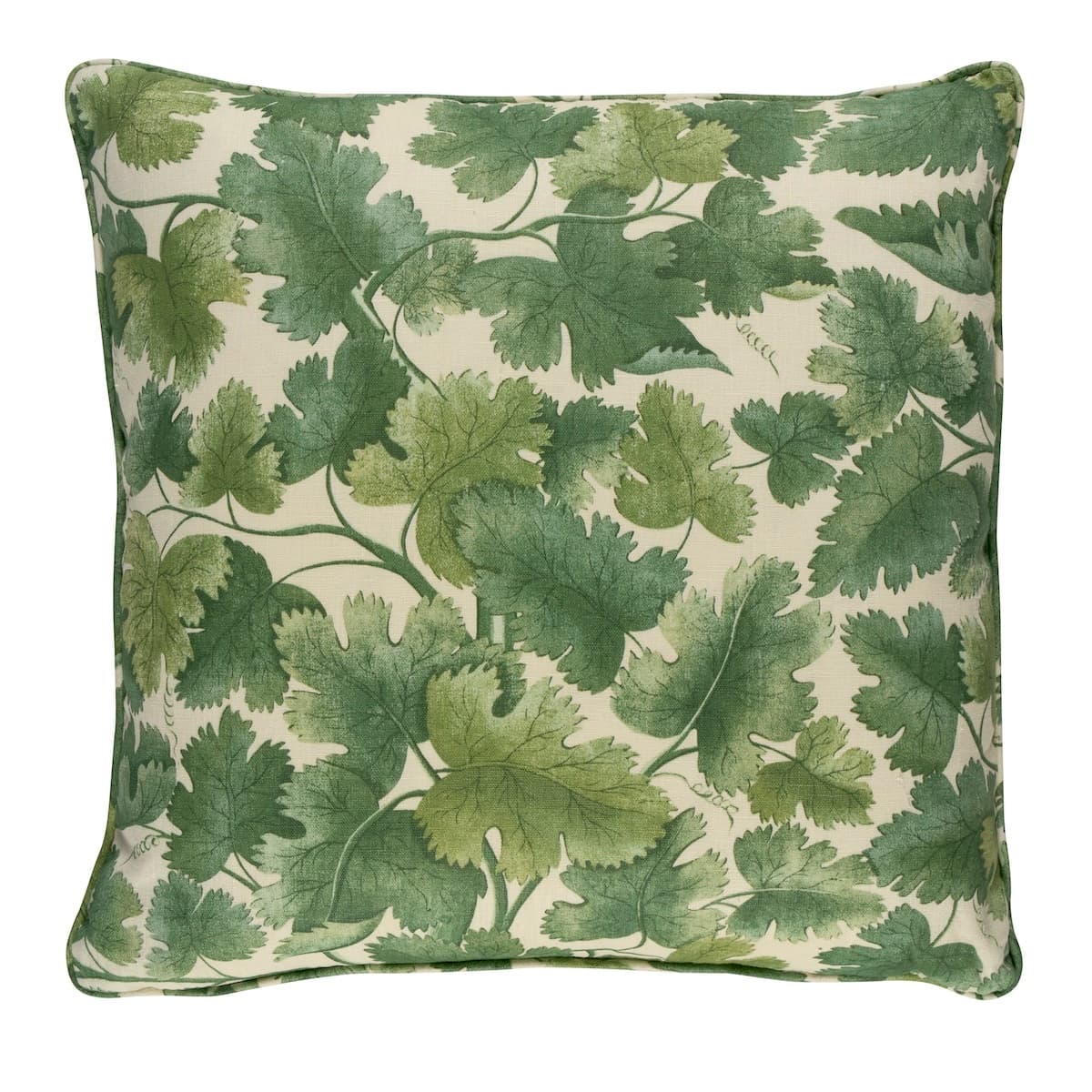 Edinburgh Vine Pillow - FOREST