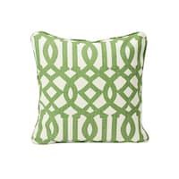 Imperial Trellis Pillow - TREILLAGE/IVORY