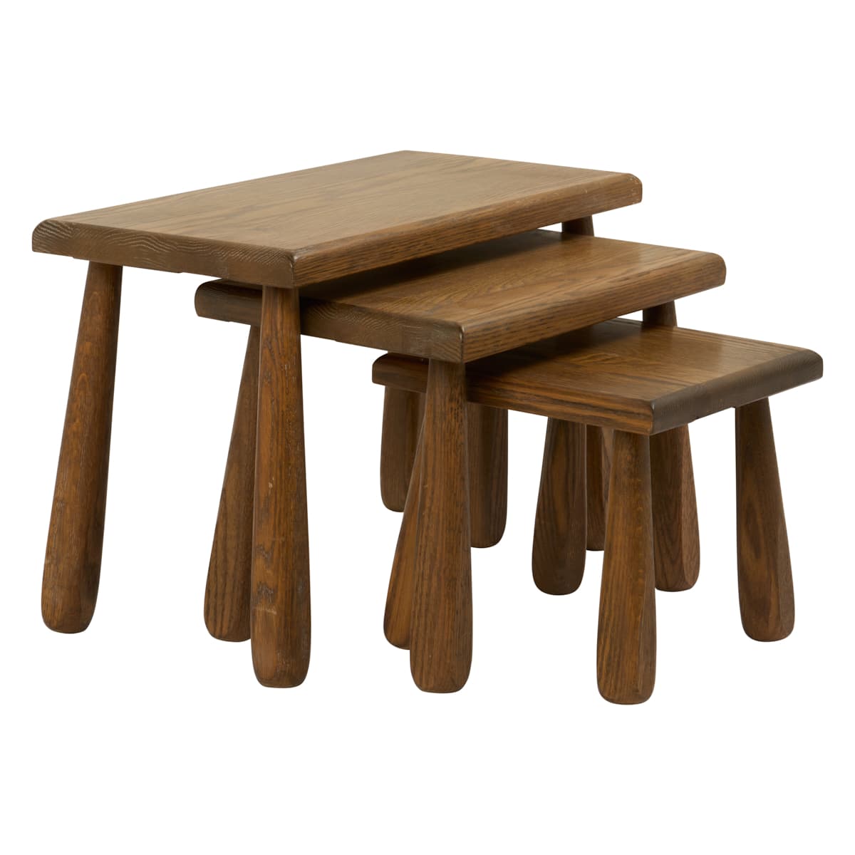Oak Nesting Tables, 1960's - 