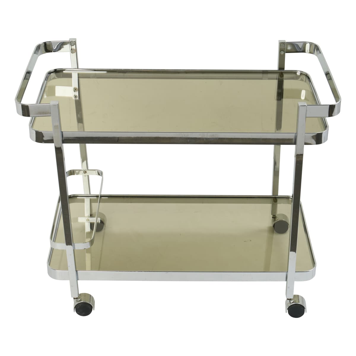 Mid-C Chrome Bar Cart, italy - 