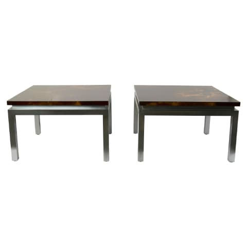 1970's French Side Tables - 