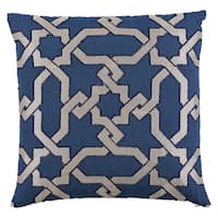 Cordoba Embroidery Pillow - INDIGO