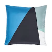 Cubist Pillow - PEACOCK