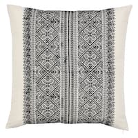 Toledo Embroidery Pillow - NOIR