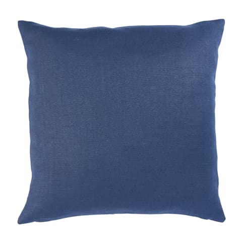 Piet Performance Linen Pillow - INDIGO