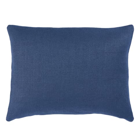 Piet Performance Linen Pillow - INDIGO