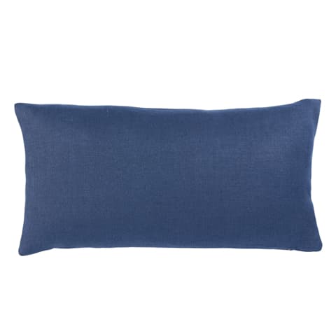 Piet Performance Linen Pillow - INDIGO