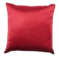 Performance Silk Velvet Pillow - MERLOT
