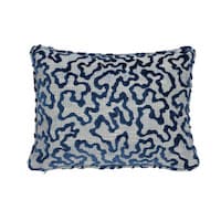 Janis Velvet Pillow - BLUE