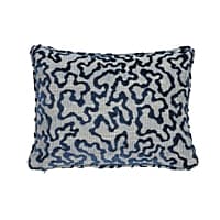 Janis Velvet Pillow - BLUE