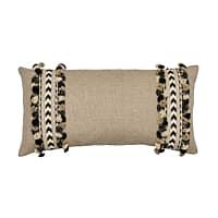 Maracana Pom Pillow - FLAX