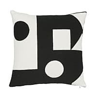 Binary Embroidery Pillow - BLACK