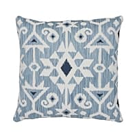 Crusoe Ikat Pillow - SKY