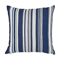 Ponderosa Stripe I/O Pillow - NAVY BLUE